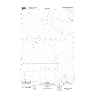 2012 Map of Rattlesnake Lake SE, 2012 Print