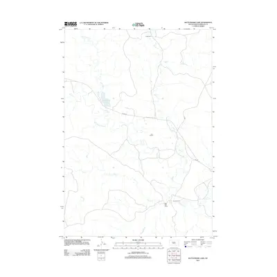 2012 Map of Rattlesnake Lake, 2012 Print