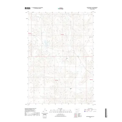 2017 Map of Rattlesnake Lake, 2017 Print
