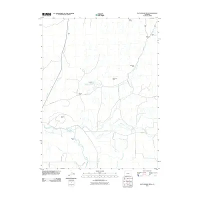 2010 Map of Rattlesnake Mesa, 2010 Print