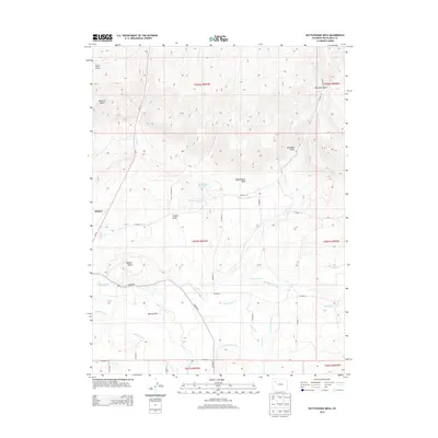 2013 Map of Rattlesnake Mesa, 2013 Print