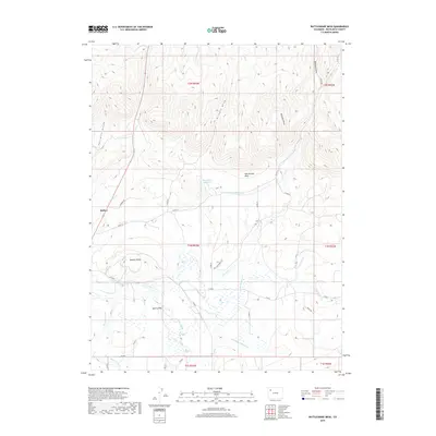 2019 Map of Rattlesnake Mesa, 2019 Print