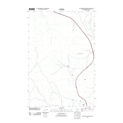 2011 Map of Rattlesnake Mountain, 2011 Print