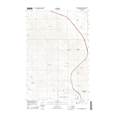2014 Map of Rattlesnake Mountain, 2014 Print