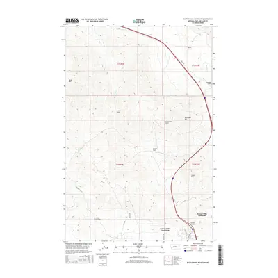 2017 Map of Rattlesnake Mountain, 2017 Print