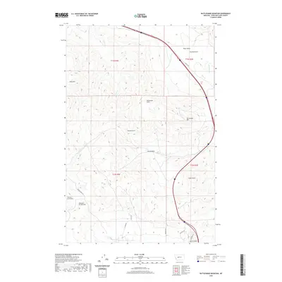 2020 Map of Rattlesnake Mountain, 2020 Print