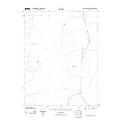 2012 Map of Rattlesnake Mountain, 2012 Print