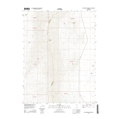 2014 Map of Rattlesnake Mountain, 2014 Print