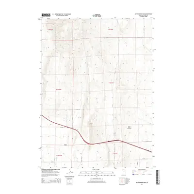 2014 Map of Rattlesnake Pass, 2014 Print