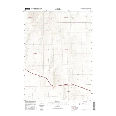 2017 Map of Rattlesnake Pass, 2017 Print