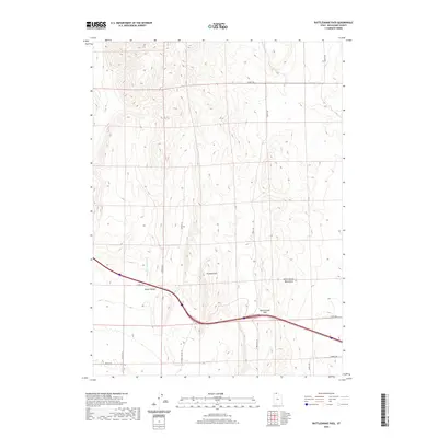 2020 Map of Rattlesnake Pass, 2020 Print