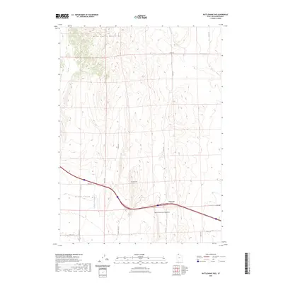 2023 Map of Rattlesnake Pass, 2023 Print