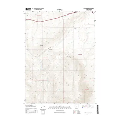 2015 Map of Rattlesnake Pass, 2015 Print
