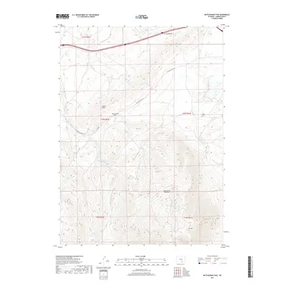 2017 Map of Rattlesnake Pass, 2017 Print