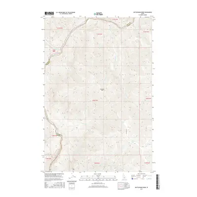 2017 Map of Rattlesnake Ridge, 2017 Print