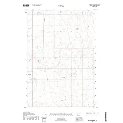 2020 Map of Rattlesnake Ridge, 2020 Print