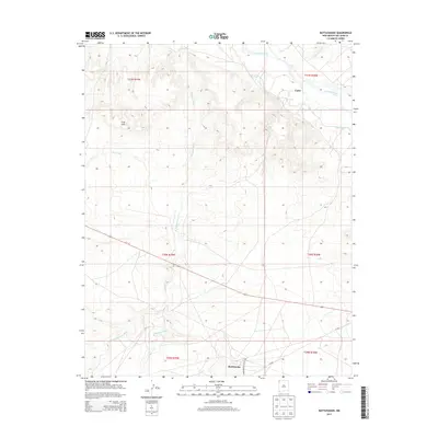 2013 Map of Rattlesnake, 2013 Print
