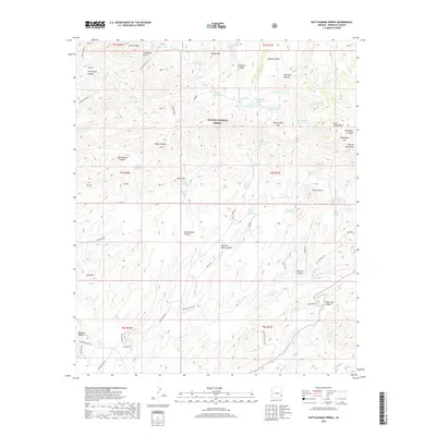 2018 Map of Rattlesnake Spring, 2018 Print
