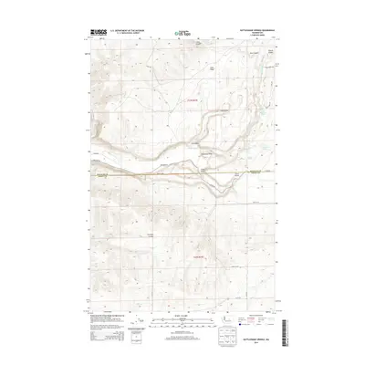 2014 Map of Rattlesnake Springs, 2014 Print
