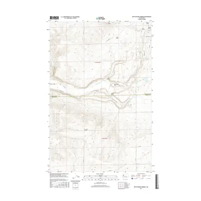 2017 Map of Rattlesnake Springs, 2017 Print