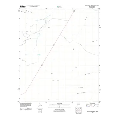 2010 Map of Rattlesnake Springs, 2010 Print