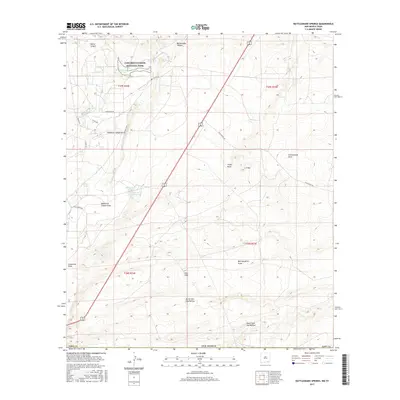2017 Map of Rattlesnake Springs, 2017 Print