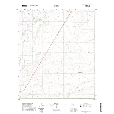 2020 Map of Rattlesnake Springs, 2020 Print