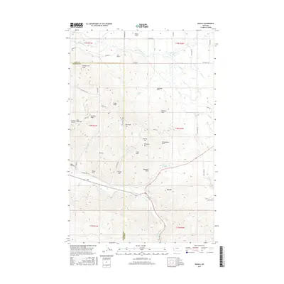 2017 Map of Ravalli, 2017 Print