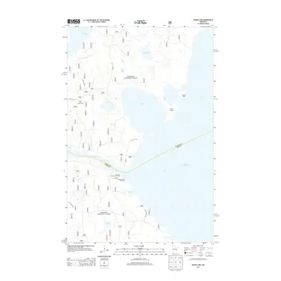 2013 Map of Raven Lake, 2013 Print