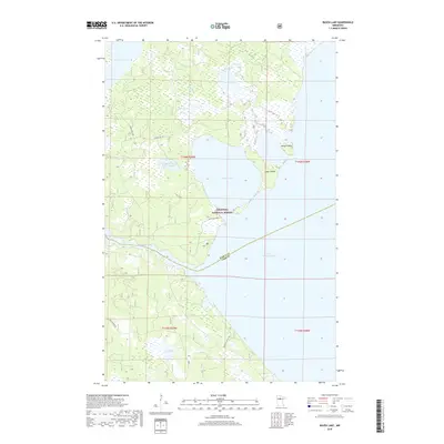 2019 Map of Raven Lake, 2019 Print