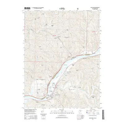 2014 Map of Raven Rock, 2014 Print