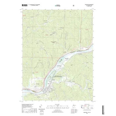 2019 Map of Raven Rock, 2019 Print