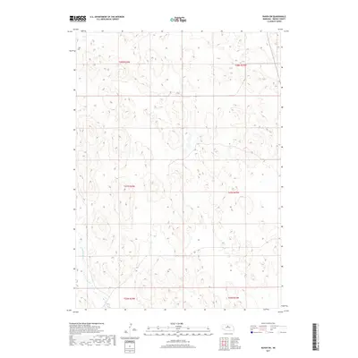 2017 Map of Raven SW, 2017 Print