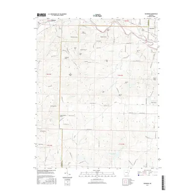 2017 Map of Ravenden, 2017 Print