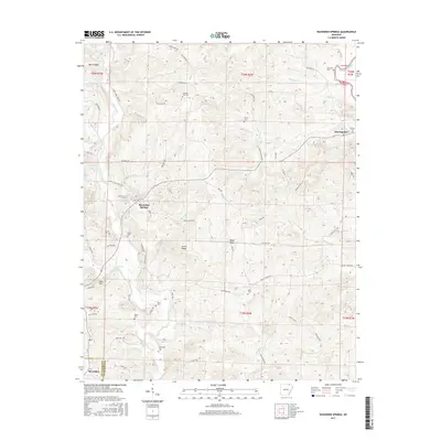 2017 Map of Ravenden Springs, 2017 Print