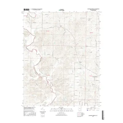 2017 Map of Ravenden Springs SE, 2017 Print