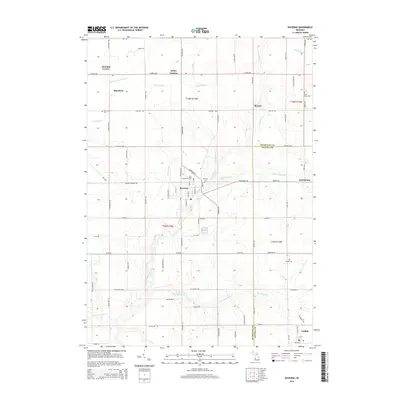 2014 Map of Ravenna, 2014 Print