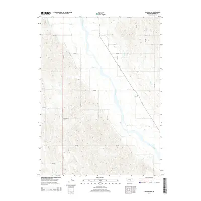 2014 Map of Ravenna NW, 2014 Print