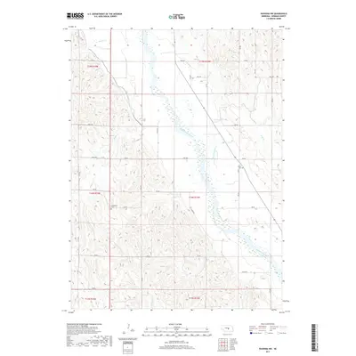 2017 Map of Ravenna NW, 2017 Print