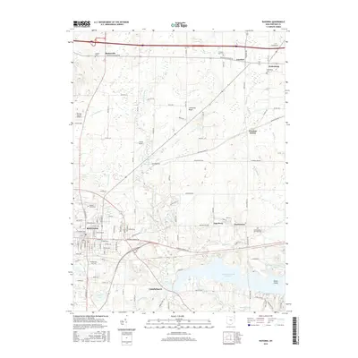 2016 Map of Ravenna, 2016 Print