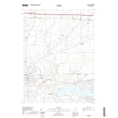 2019 Map of Ravenna, 2019 Print