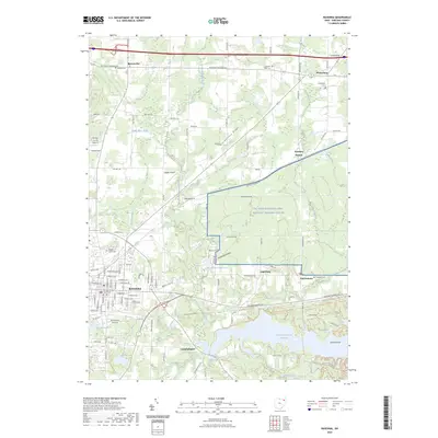 2023 Map of Ravenna, 2023 Print