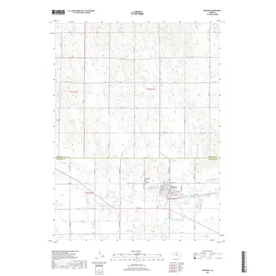 2017 Map of Ravenna, 2017 Print