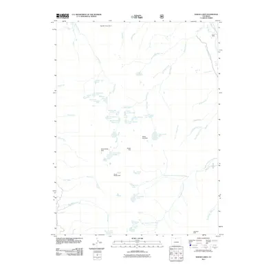 2011 Map of Rawah Lakes, 2011 Print