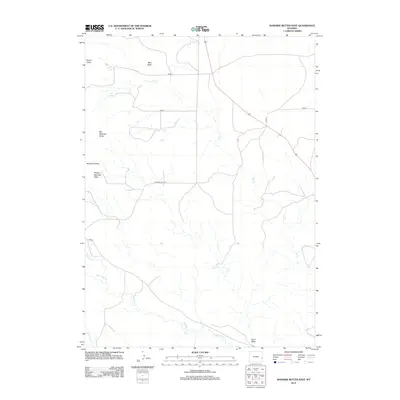 2012 Map of Rawhide Buttes East, 2012 Print