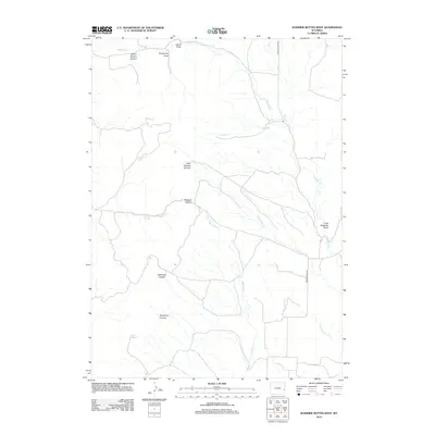 2012 Map of Rawhide Buttes West, 2012 Print