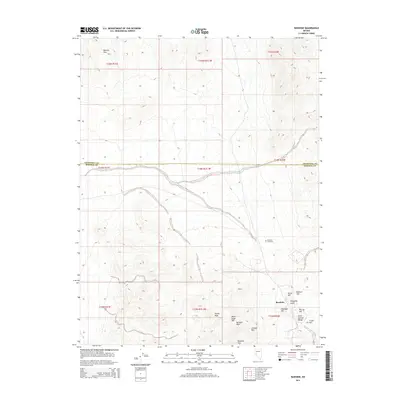 2014 Map of Rawhide, 2014 Print