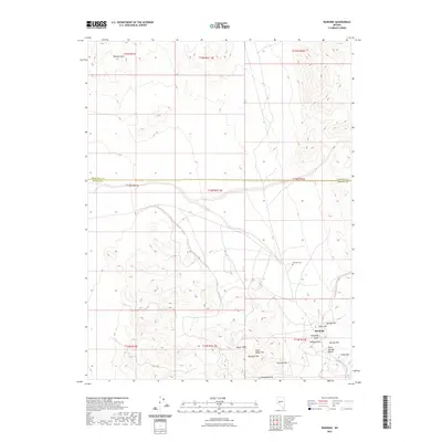 2021 Map of Rawhide, 2021 Print