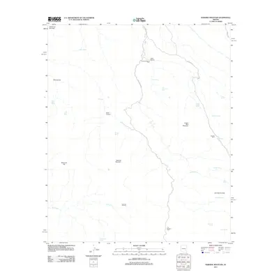 2011 Map of Rawhide Mountain, 2011 Print