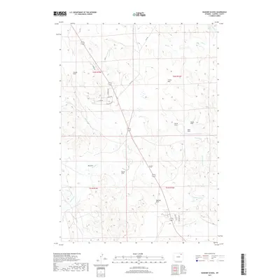2017 Map of Rawhide School, 2017 Print